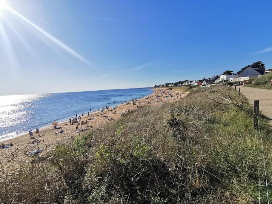 Sur La Plage De Bonne Source Les Pieds Dans L'Eau Pornichet Eksteriør bilde